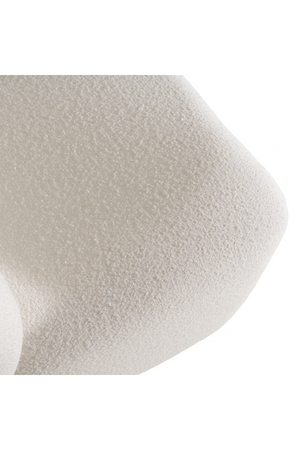 Gold Buttoned White Accent Chair | OROA Modern Tristan | Oroa.com