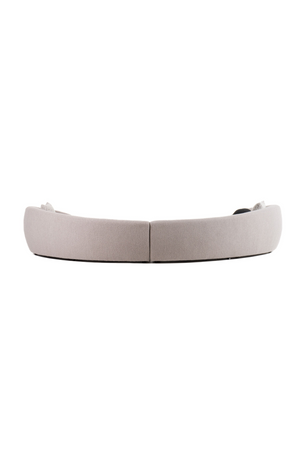 Gray Curved Sectional Sofa | OROA Modern Kilmer | Oroa.com