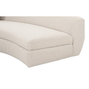   Curved White Sectional Sofa | Oroa.com