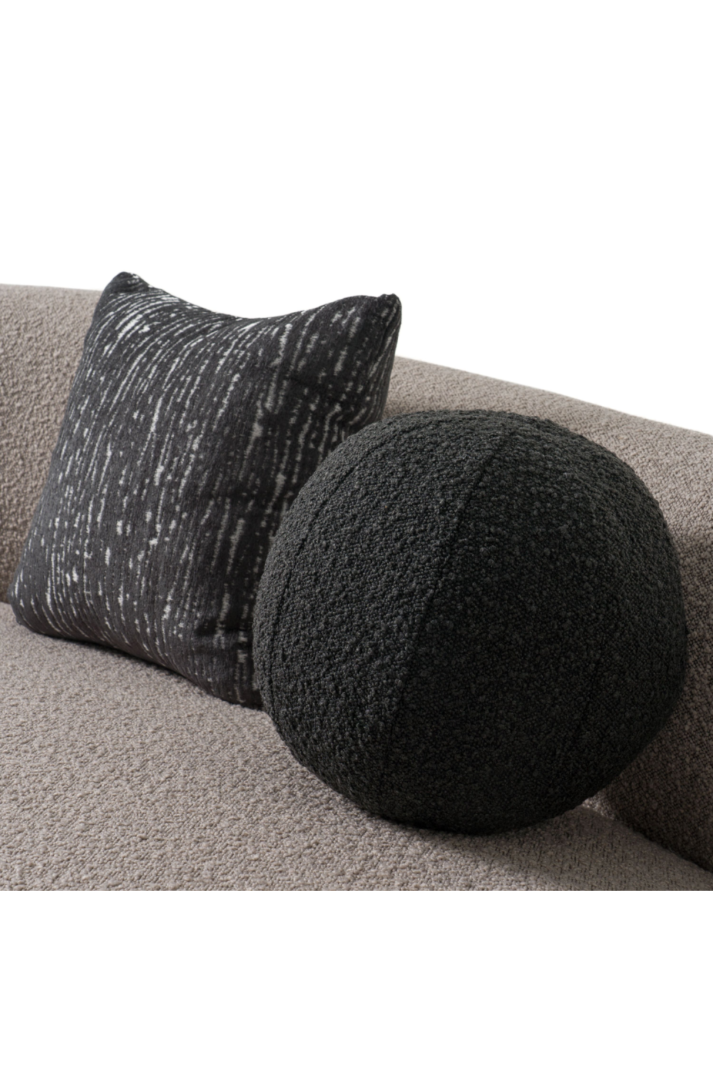 Gray Curved Sectional Sofa | OROA Modern Kilmer | Oroa.com