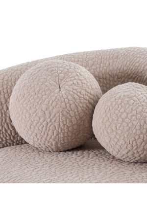 Wavy Back 4-Seater Sofa | OROA Modern Calico | Oroa.com