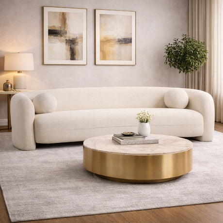   White 4-Seater Sofa | Oroa.com