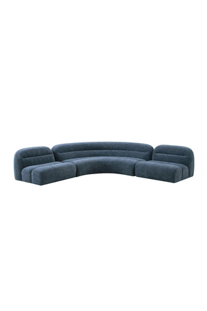 Blue Modular Corner Sofa | OROA Modern Forman | Oroa.com