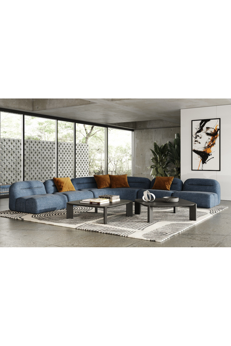 Blue Modular Corner Sofa | OROA Modern Forman | Oroa.com