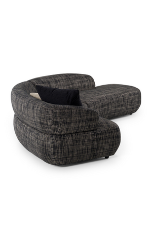 Curved Gray Sectional Sofa | OROA Modern Lakota | Oroa.com