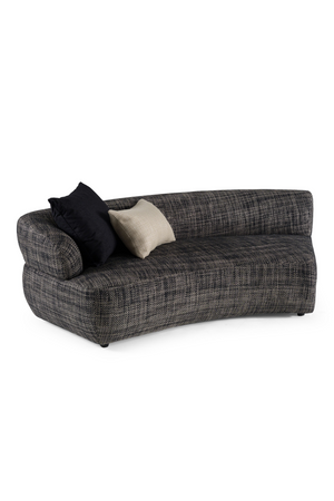 Curved Gray Sectional Sofa | OROA Modern Lakota | Oroa.com
