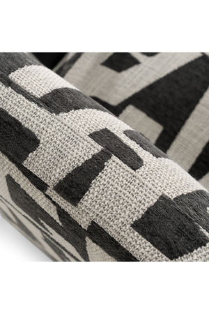 Black & White Patterned Accent Chair | OROA Modern Leana | Oroa.com