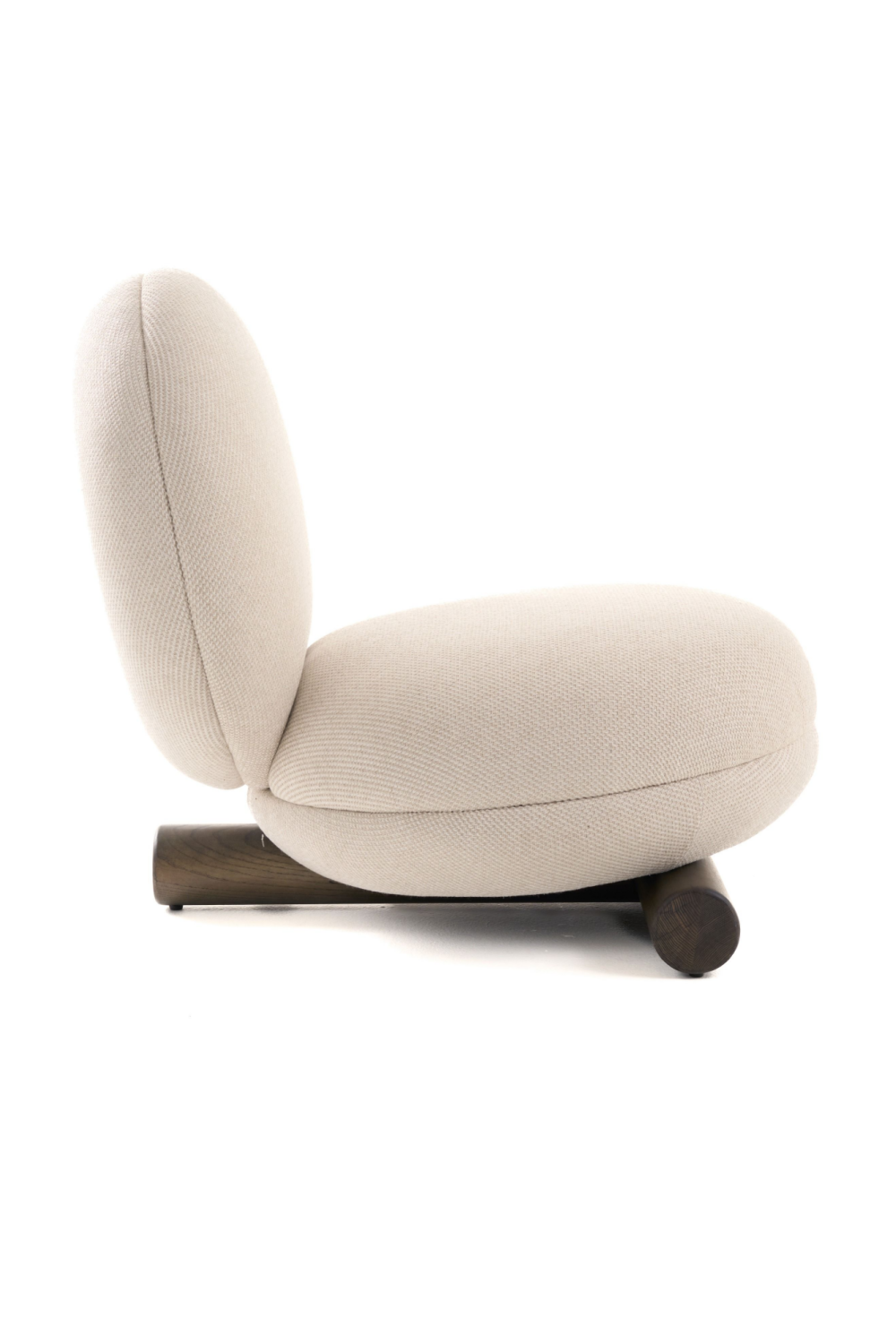 White Rounded Accent Chair | OROA Modern Minto | Oroa.com