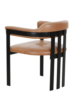 Brown Leather Dining Chair | OROA Modern Hazen | Oroa.com