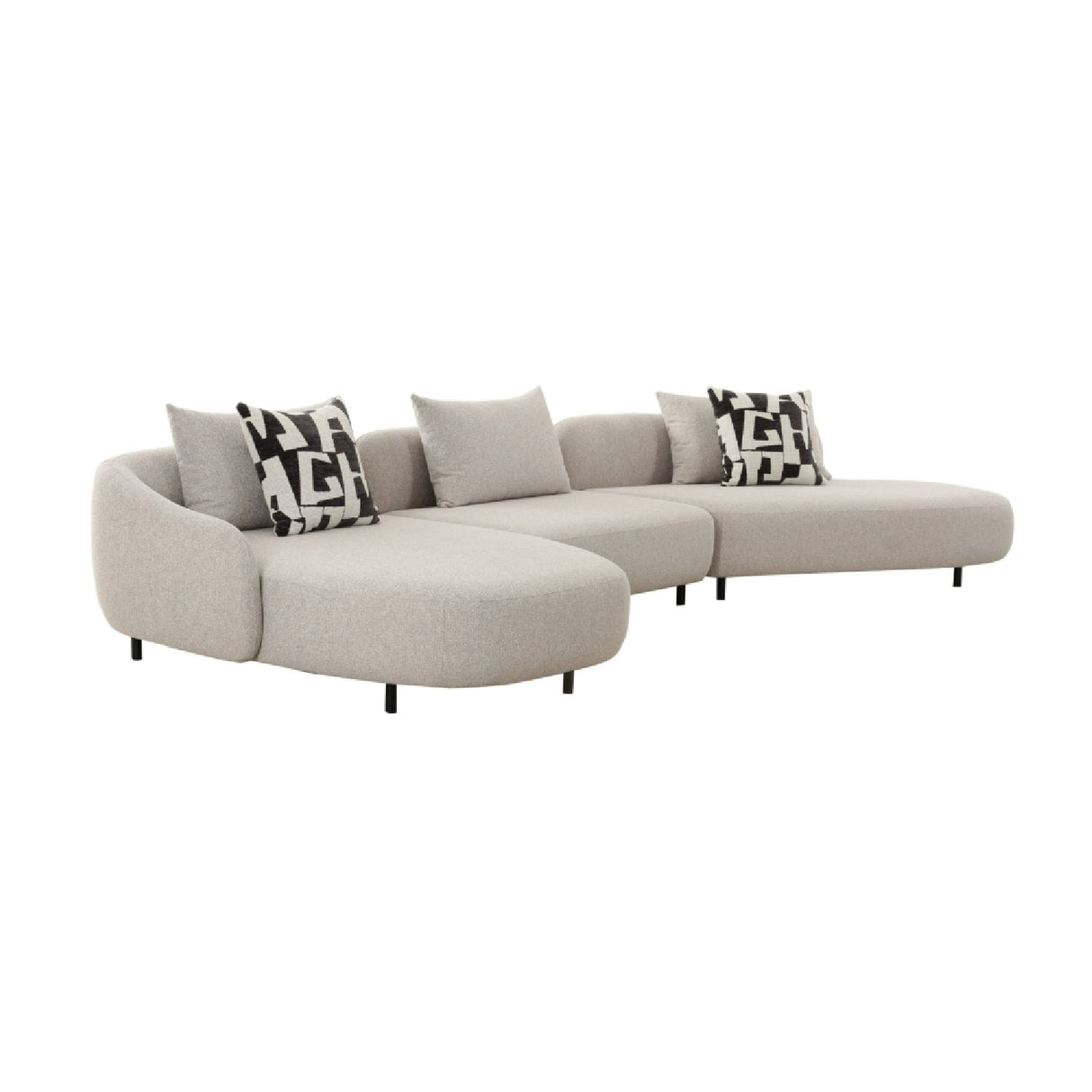   Beige Free-form Sectional Sofa | Oroa.com