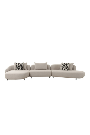 Beige Free-form Sectional Sofa | OROA Modern Marge | Oroa.com