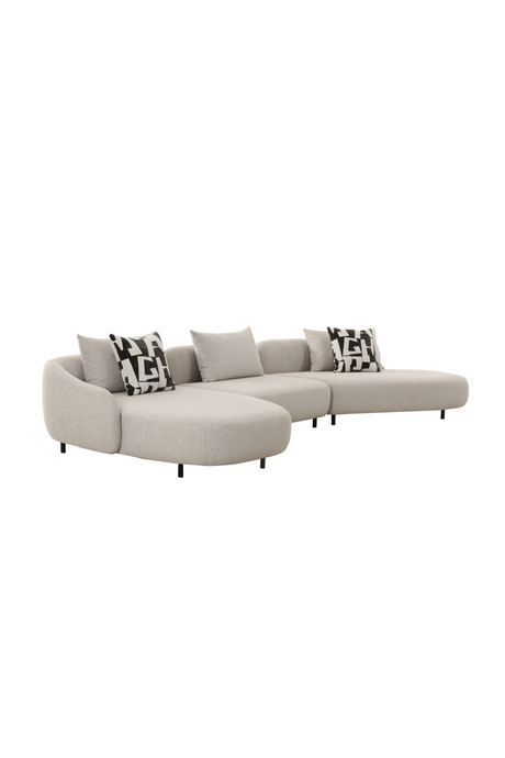 Beige Free-form Sectional Sofa | OROA Modern Marge | Oroa.com