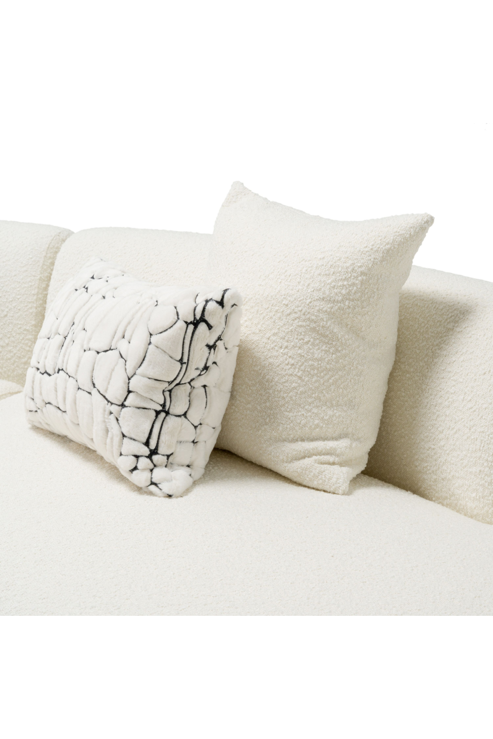 Curved Symmetrical Sectional Sofa | OROA Modern Weldon | Oroa.com