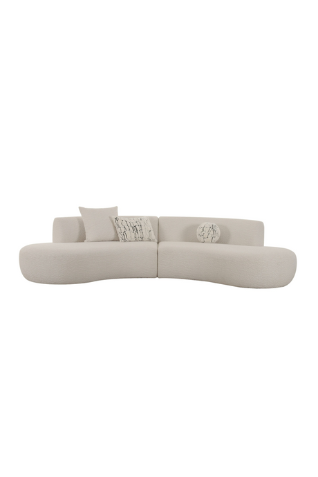Curved Symmetrical Sectional Sofa | OROA Modern Weldon | Oroa.com