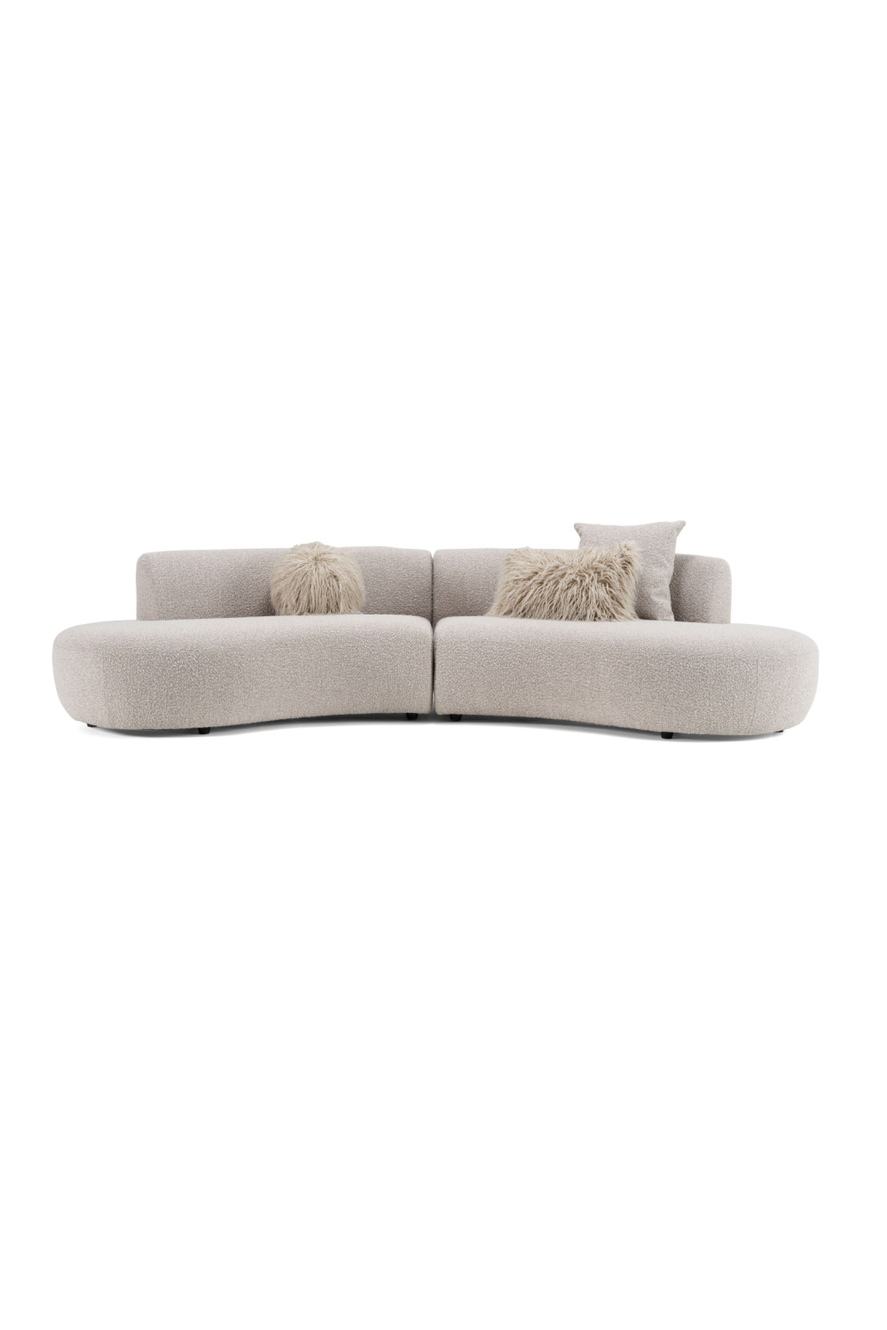 Curved Symmetrical Sectional Sofa | OROA Modern Weldon | Oroa.com