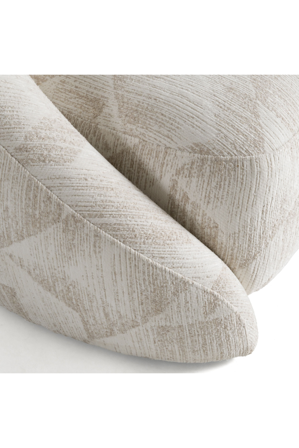 Beige Patterned Fabric Accent Chair | OROA Modern Gentle | Oroa.com