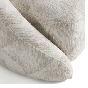   Beige Patterned Fabric Accent Chair | Oroa.com