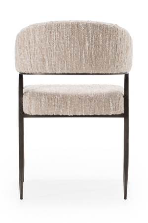 Beige Curved-Back Dining Chair | OROA Modern Kobe | Oroa.com
