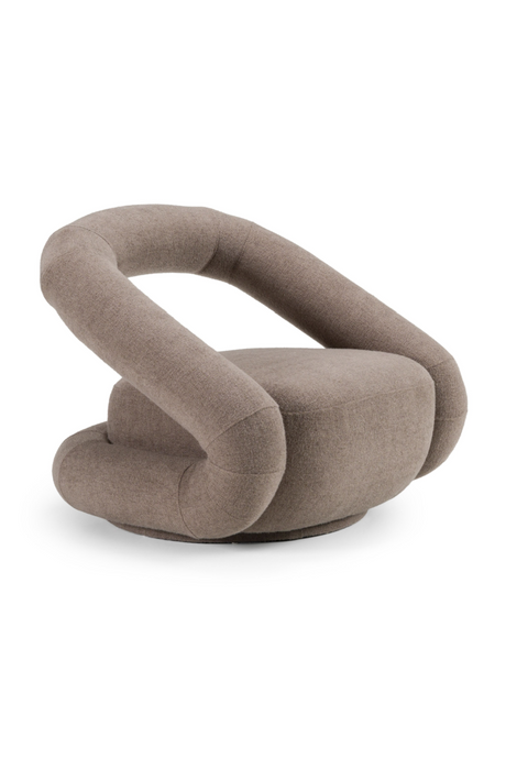 Brown Swivel Accent Chair | OROA Modern Tony | Oroa.com