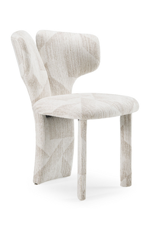 Beige Patterned Dining Chairs (2) | OROA Modern Masuda | Oroa.com