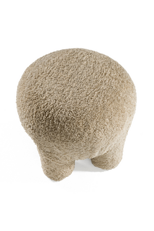 Tan Round Ottoman | OROA Modern Trevor | Oroa.com