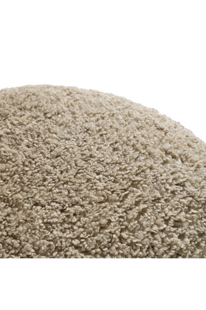 Tan Round Ottoman | OROA Modern Trevor | Oroa.com