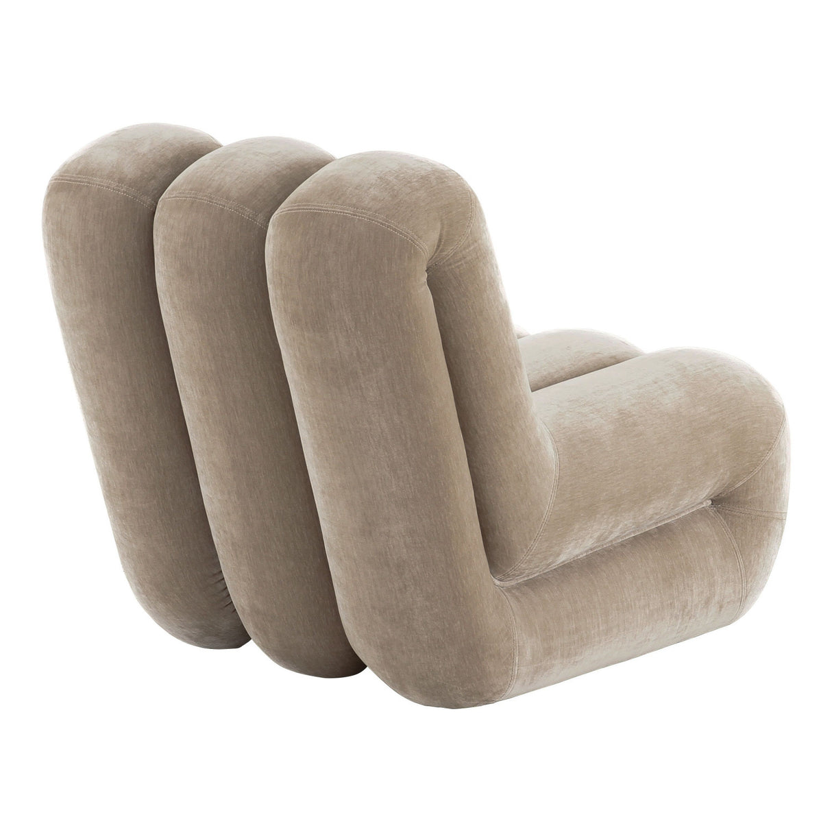   Taupe Fabric Accent Chair | Oroa.com
