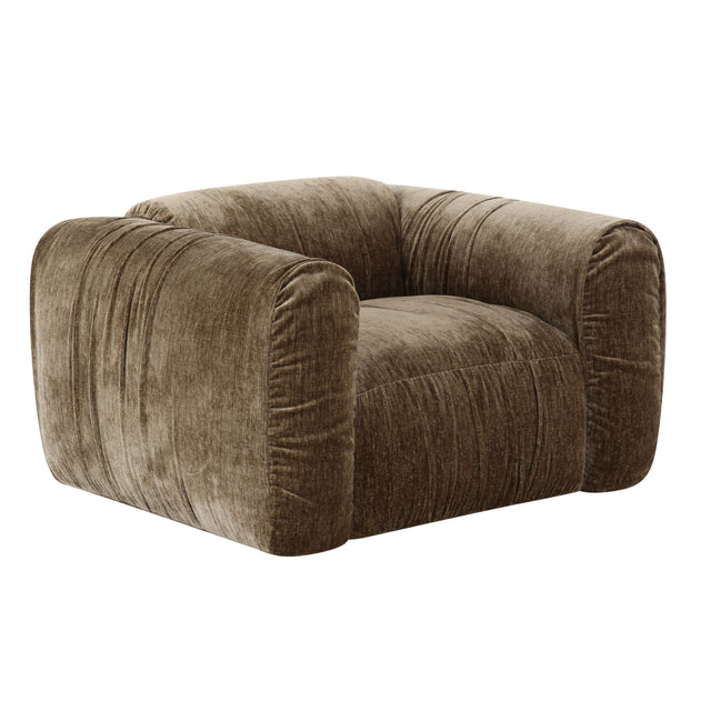 Tan Fabric Lounge Chair | OROA Modern Siegal | Oroa.com