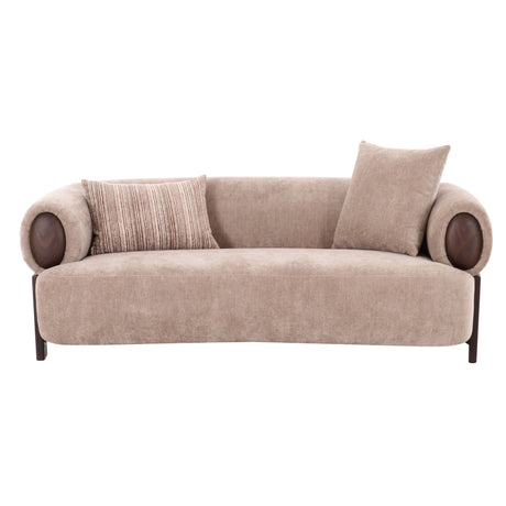   Modern Tan Loveseat | Oroa.com