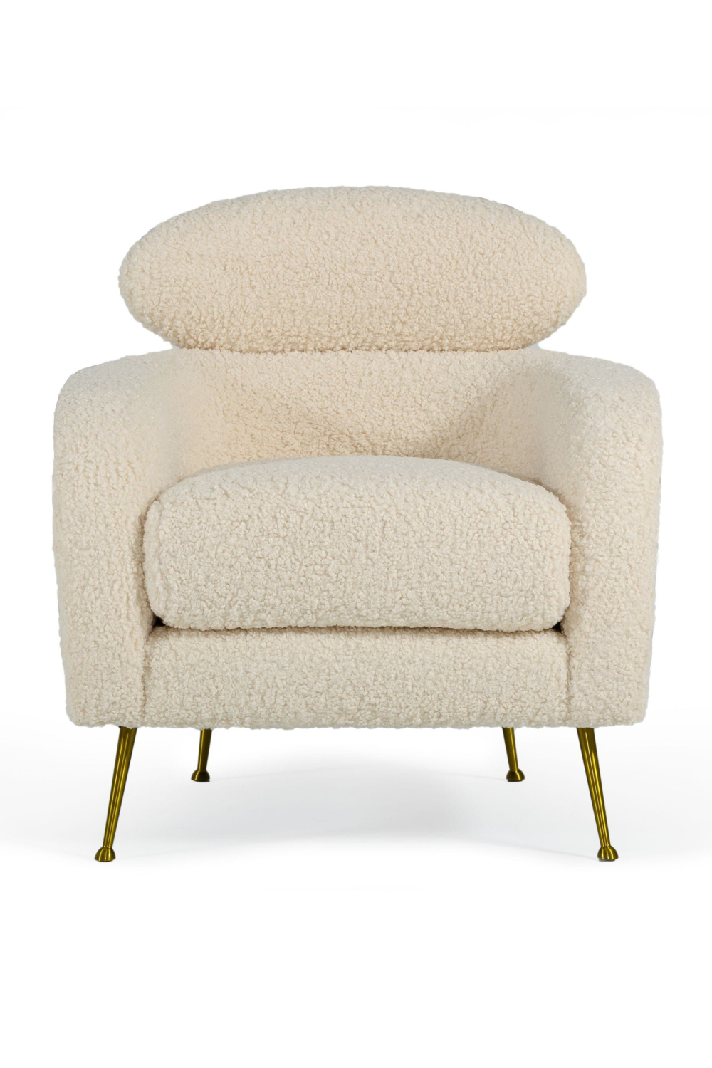 White Fur Lounge Chair | OROA Modern Altura | Oroa.com