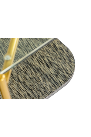 Gold-Framed Glass End Table | OROA Modern Cari | Oroa.com