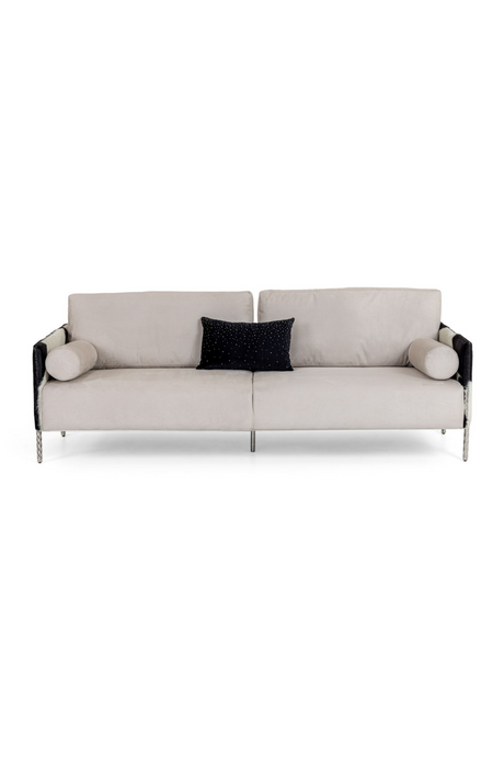 Gray Cowhide Sofa | OROA Modern Pueblo | Oroa.com