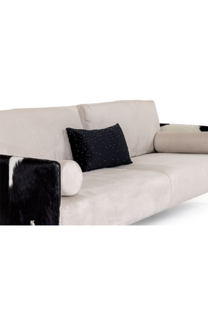 Gray Cowhide Sofa | OROA Modern Pueblo | Oroa.com