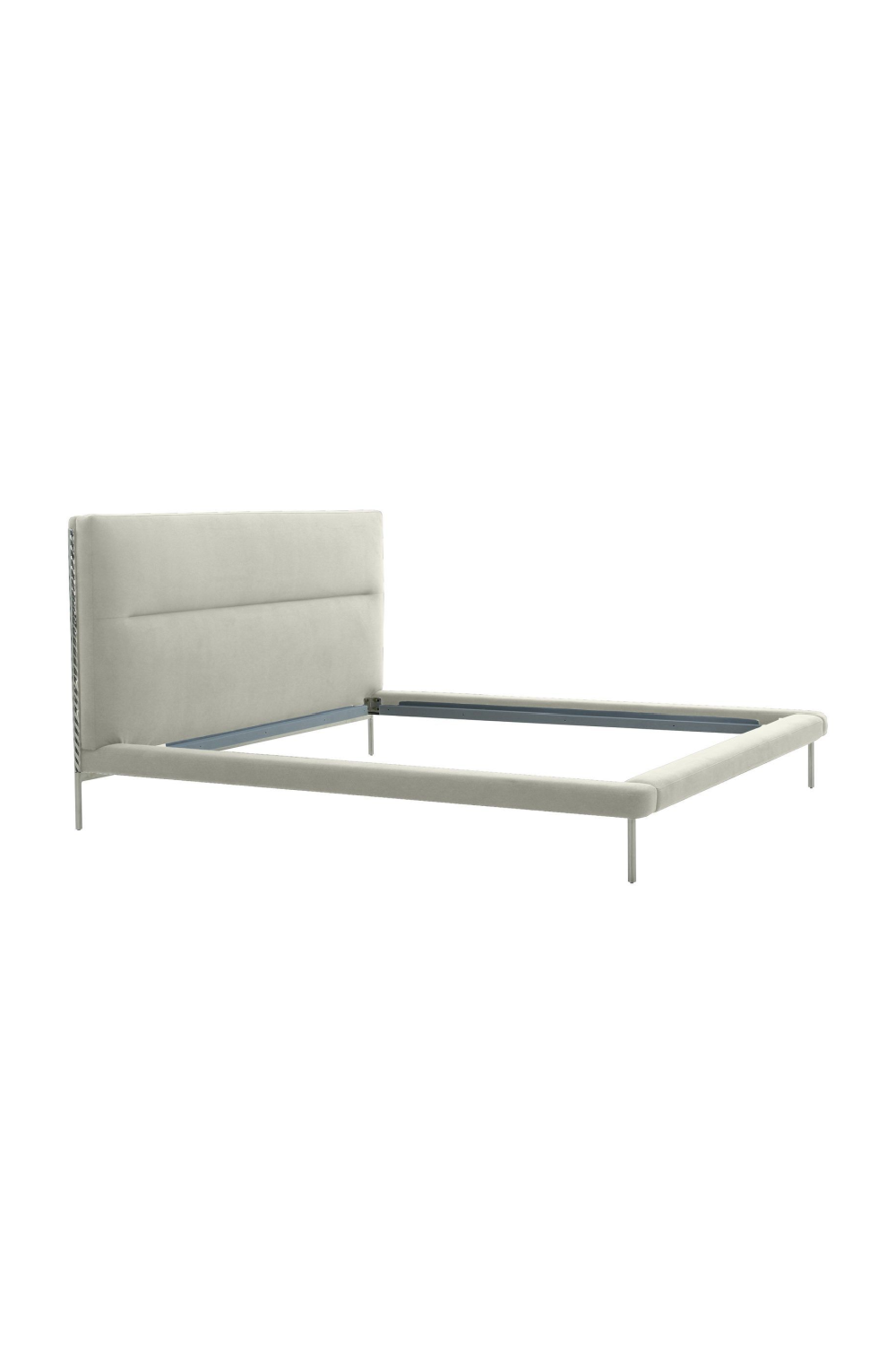 Cream Woven Fabric Bed | OROA Modern Bergeron | Oroa.com