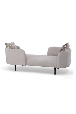 Gray 2-Seater Chaise Lounge | OROA Modern Jamie | Oroa.com