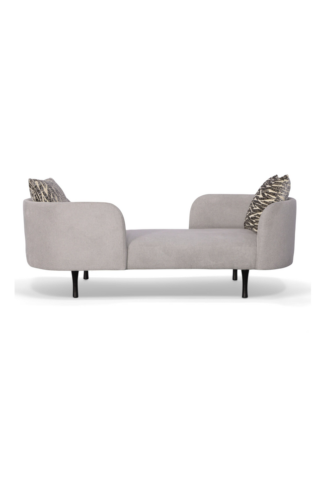 Gray 2-Seater Chaise Lounge | OROA Modern Jamie | Oroa.com