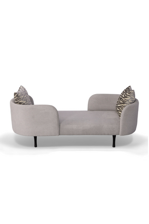 Gray 2-Seater Chaise Lounge | OROA Modern Jamie | Oroa.com