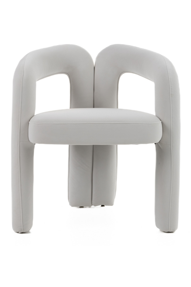 White Velvet Dining Chair | OROA Modern Ellen | Oroa.com