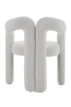 White Velvet Dining Chair | OROA Modern Ellen | Oroa.com