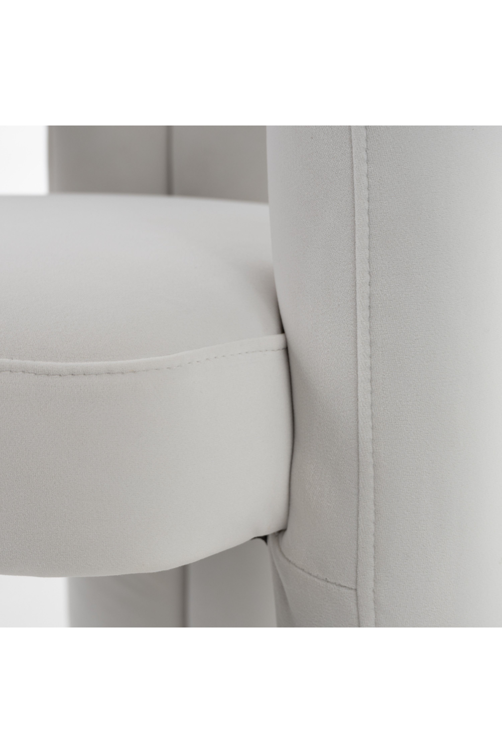 White Velvet Dining Chair | OROA Modern Ellen | Oroa.com