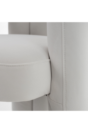 White Velvet Dining Chair | OROA Modern Ellen | Oroa.com