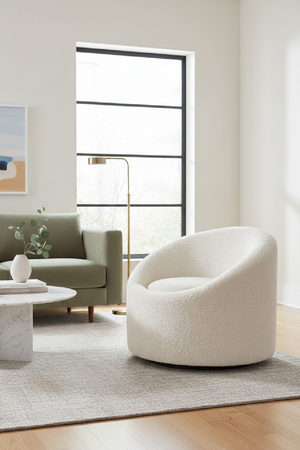 Round Swivel Accent Chair | OROA Modern Frontier | Oroa.com