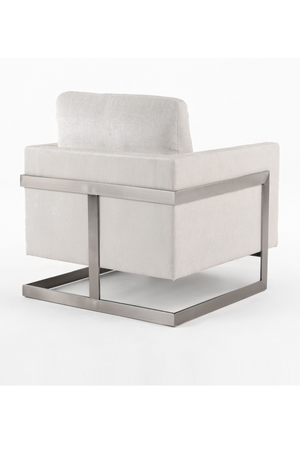Metal Framed Square Accent Chair | OROA Modern Prince | Oroa.com