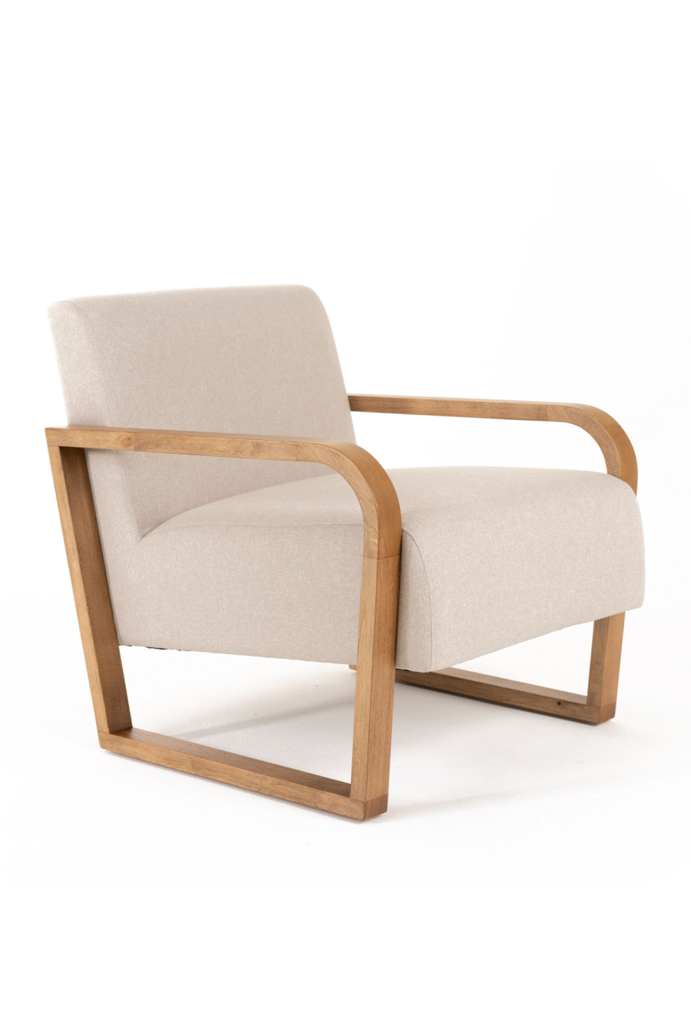 Beige Linen Accent Chair | OROA Modern Sada | Oroa.com