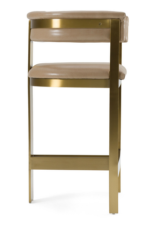 Brown Leather Counter Chair | OROA Modern Boswell | Oroa.com