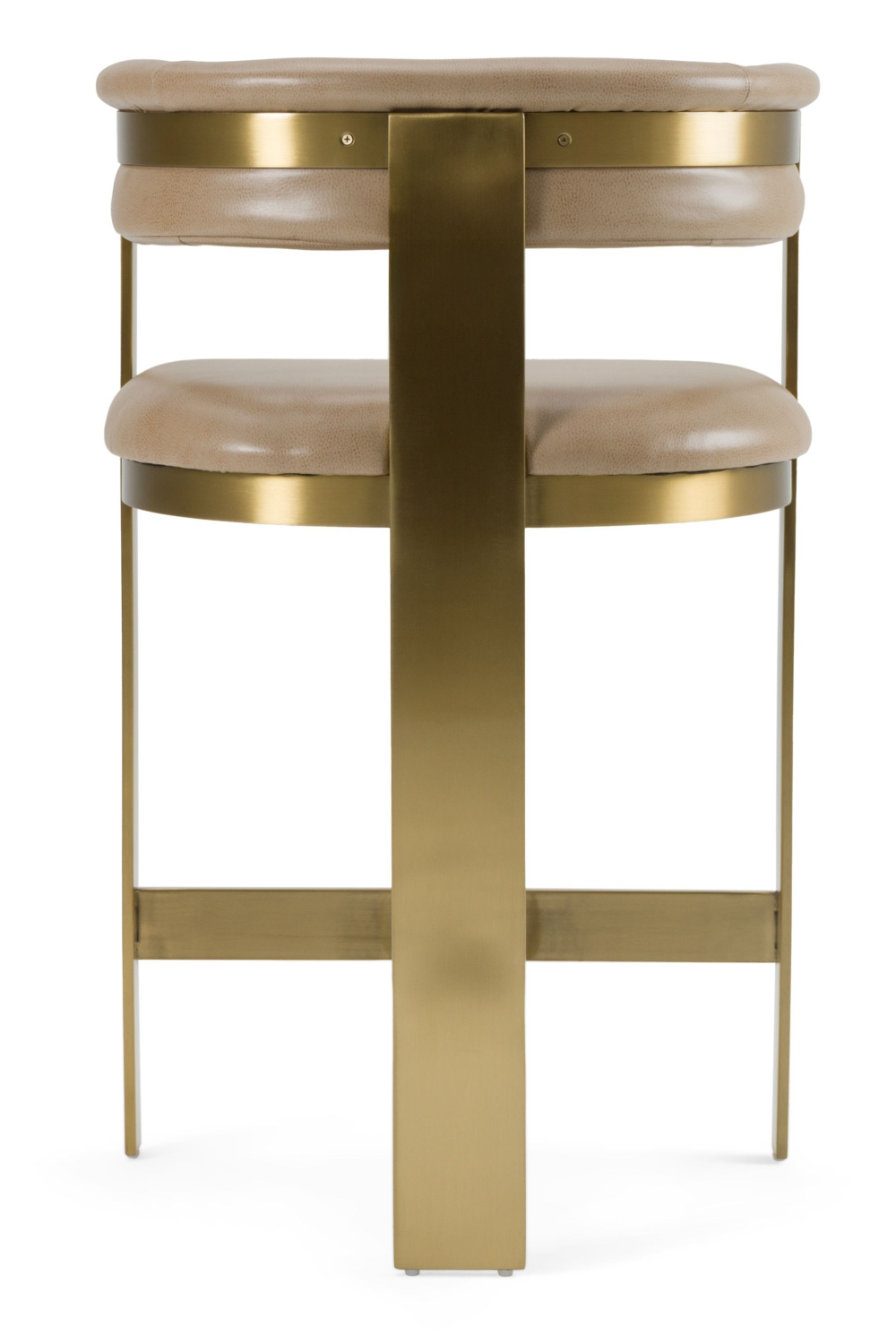 Brown Leather Counter Chair | OROA Modern Boswell | Oroa.com