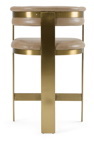 Brown Leather Counter Chair | OROA Modern Boswell | Oroa.com