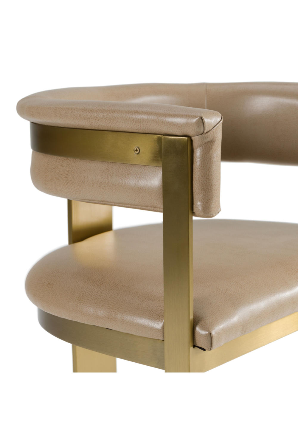 Brown Leather Counter Chair | OROA Modern Boswell | Oroa.com