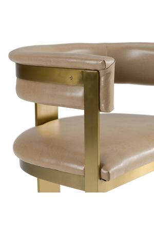 Brown Leather Counter Chair | OROA Modern Boswell | Oroa.com