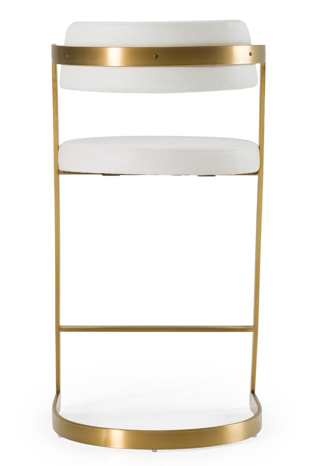 Gold Framed Cantilevered Counter Stool | OROA Modern Shandra | Oroa.com